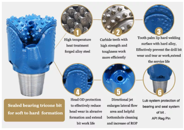 selyadong bearing tricone bit