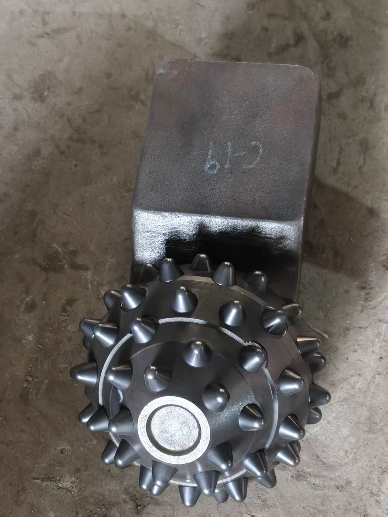 Roller bit core barrel